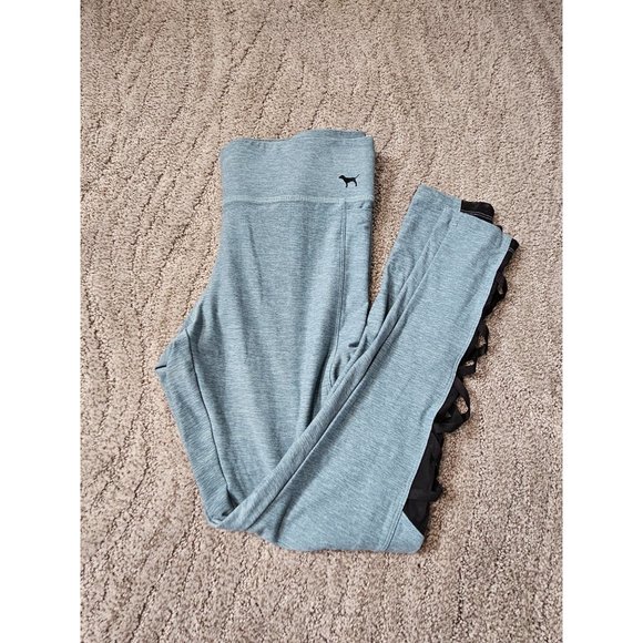 PINK Victoria's Secret Pants - Victoria Secret PINK Yoga Greyish/Green Pants Size Large